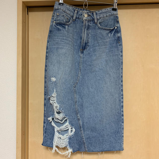 GYDA(ジェイダ)のBershka デニムスカート レディースのスカート(ロングスカート)の商品写真