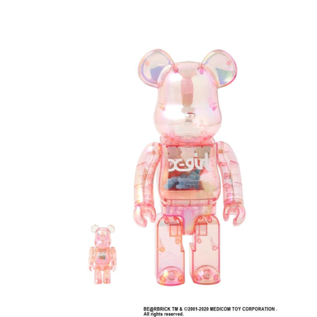 フィギュアX-girl × BE＠RBRICK 400％ & 100%