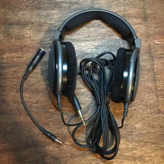 ゼンハイザー(SENNHEISER)のSENNHEISER HD650 ヘッドホン　ミニプラグ変換アダプタ付き(ヘッドフォン/イヤフォン)