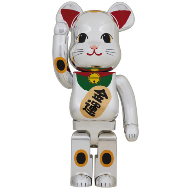 BE@RBRICK 招き猫 銀メッキ 弐 1000％ | www.innoveering.net