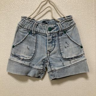 フィス(FITH)のFITH/フィス/ペンキ飛ばしデニムショートパンツ/100(パンツ/スパッツ)