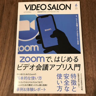 ビデオ SALON (サロン) 2020年 06月号　最新号(趣味/スポーツ)