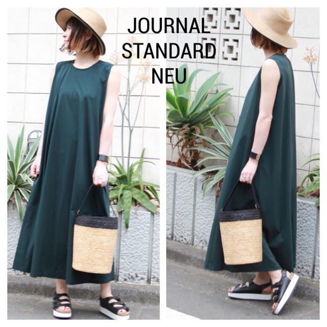 JOURNAL STANDARD(ジャーナルスタンダード)のJOURNAL STANDARD NEU C/PLテンジクノースリーブワンピース レディースのワンピース(ロングワンピース/マキシワンピース)の商品写真