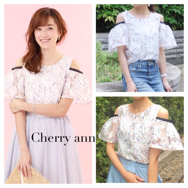 cherry Ann(チェリーアン)のCherry Ann 小花柄ブラウス レディースのトップス(シャツ/ブラウス(半袖/袖なし))の商品写真