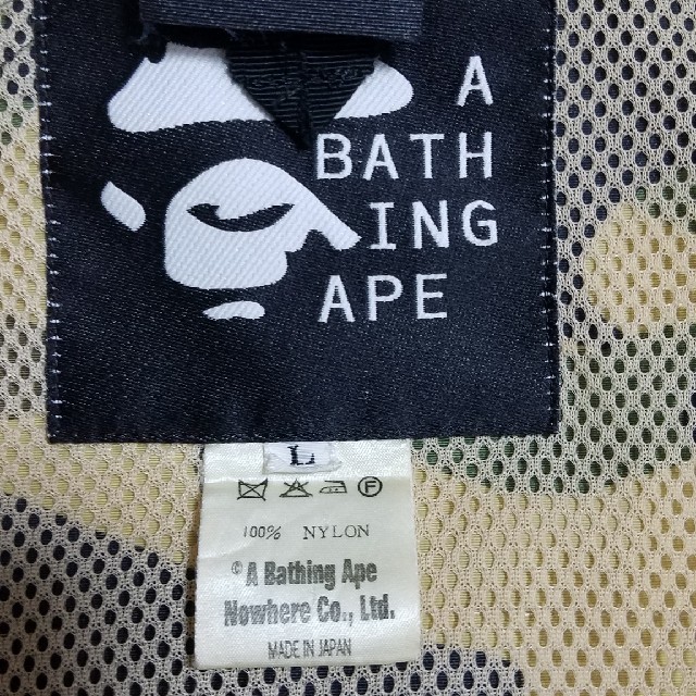 A BATHING APE(アベイシングエイプ)のA BATHING APE  ア ベイシング エイプ メンズのジャケット/アウター(ナイロンジャケット)の商品写真