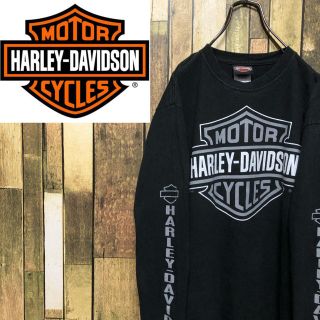 ハーレーダビッドソン(Harley Davidson)のゆりか様専用【ハーレーダビッドソン】メキシコ製ビッグロゴサイドプリントロンT(Tシャツ/カットソー(七分/長袖))