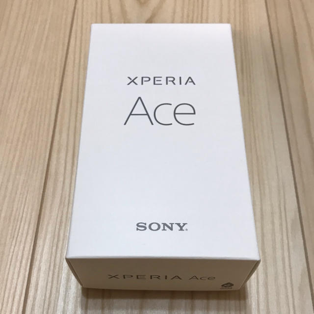 【SIMフリー】　XPERIA Ace ホワイト（新品・未使用）