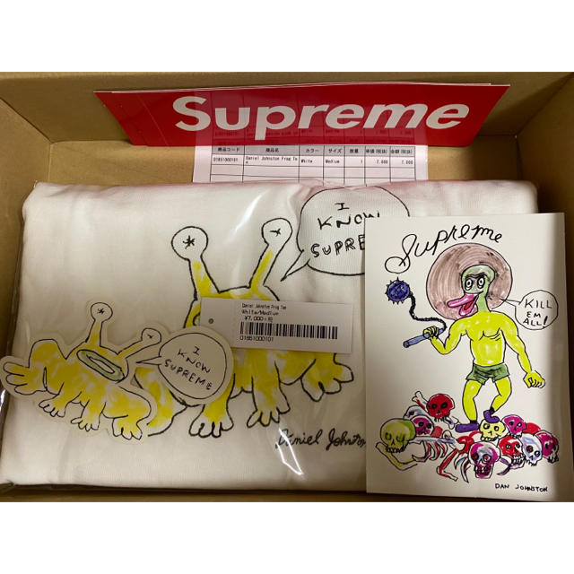 Supreme(シュプリーム)のDaniel Johnston Frog Tee メンズのトップス(Tシャツ/カットソー(半袖/袖なし))の商品写真