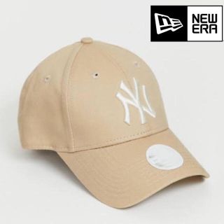 ニューエラー(NEW ERA)のニューエラ キャップ NY ヤンキース ベージュ レディース woman(キャップ)