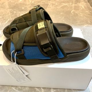 ヴィスヴィム(VISVIM)のVISVIM CHRISTO 2-TONE ダークブラウン サンダル(サンダル)