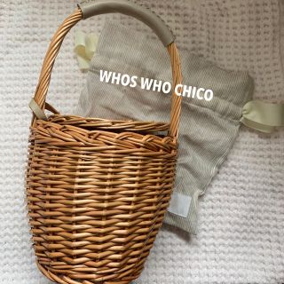 フーズフーチコ(who's who Chico)のwho's who chicoかごバッグ(ハンドバッグ)