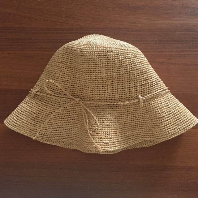 MUJI (無印良品)(ムジルシリョウヒン)の👒ラフィア帽子👒 レディースの帽子(麦わら帽子/ストローハット)の商品写真