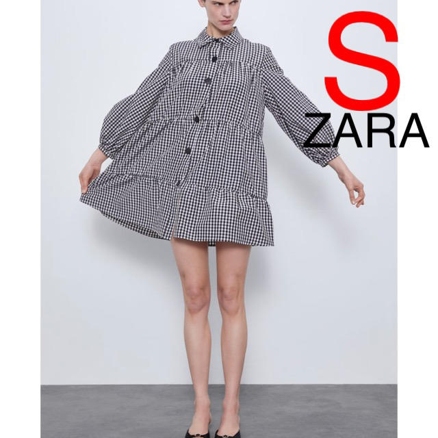 Zara Zara ギンガムチェック柄 ワンピース ギンガムチェックの通販 By ザラならラクマ