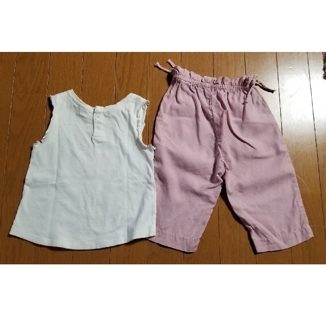 ZARA(ザラ)のzara baby/ノースリーブ&パンツセット/18~24ヶ月/12~18ヶ月 キッズ/ベビー/マタニティのベビー服(~85cm)(その他)の商品写真