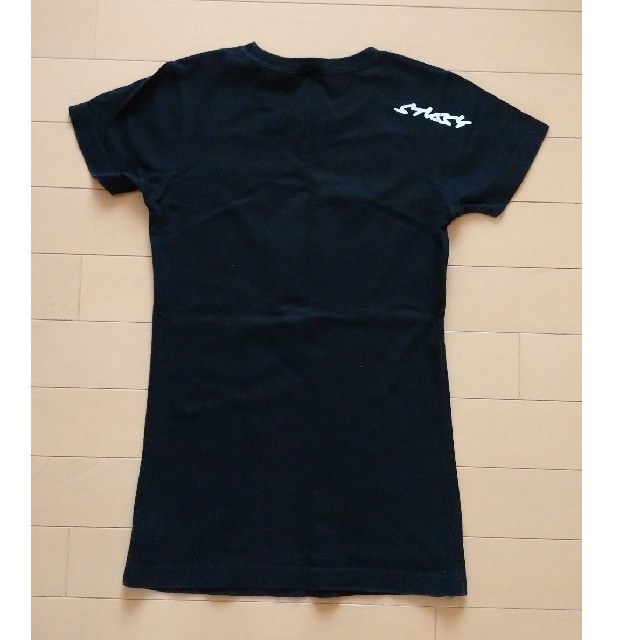STUSSY(ステューシー)のSTUSSY レディースTシャツ 黒ドクロ レディースのトップス(Tシャツ(半袖/袖なし))の商品写真
