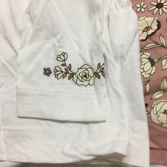 ZARA KIDS(ザラキッズ)のザラベビー　花柄長袖トップス　2点　92 キッズ/ベビー/マタニティのキッズ服女の子用(90cm~)(Tシャツ/カットソー)の商品写真