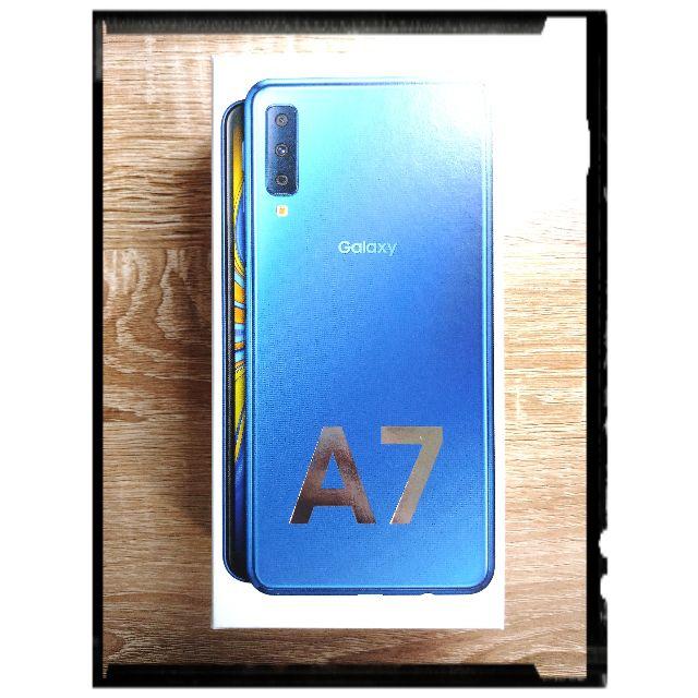 国内正規 【しっかり梱包】Galaxy A7 ブルー 通販