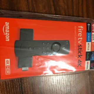 新品未開封　fire tv stick 4k(テレビ)