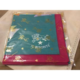 イルビゾンテ(IL BISONTE)の未使用 イルビゾンテ 正規品 ギフト仕様 バンダナ ハンカチ(ハンカチ/ポケットチーフ)