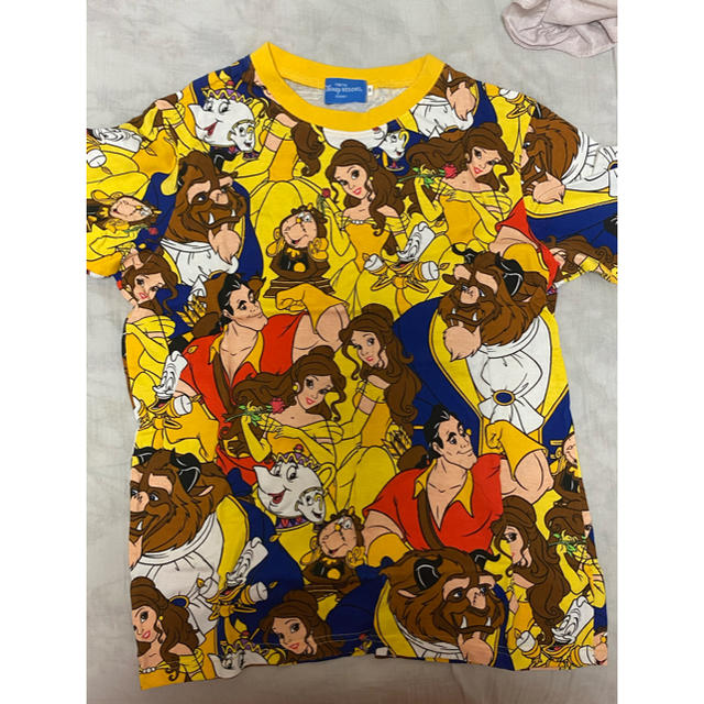 Disney(ディズニー)のディズニー　美女と野獣　Tシャツ レディースのトップス(Tシャツ(半袖/袖なし))の商品写真