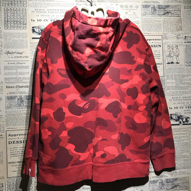 キッズ服男の子用(90cm~)A BATHING APE / KIDS シャークパーカー