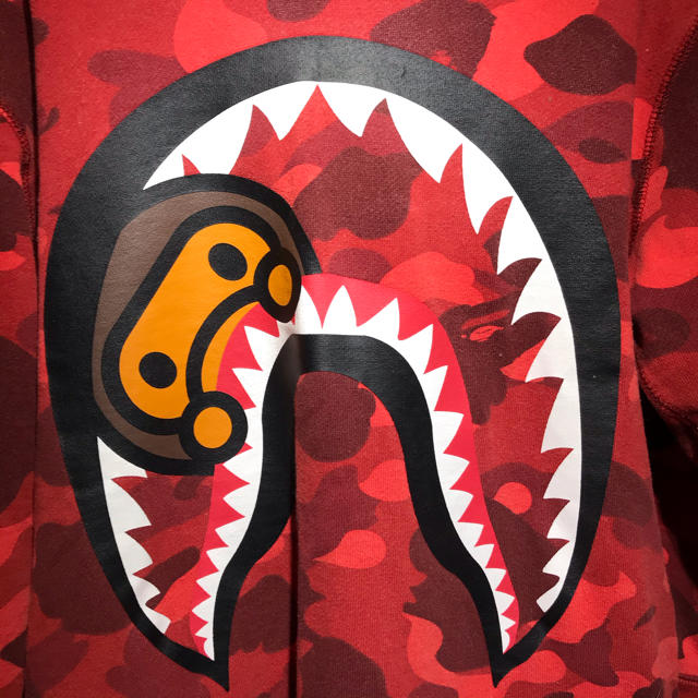 A BATHING APE BAPE KIDS SHARK パーカー 130 | munchercruncher.com