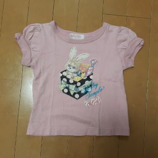 シャーリーテンプル(Shirley Temple)の本日のみ！シャーリーテンプルのうさぎさんがかわいい半袖カットソー100cm♪(Tシャツ/カットソー)