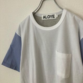 アロイ(ALOYE)の【美品】ALOYE/アロイ　Tシャツ 切り替え　蛍光色　ビームス/BEAMS(Tシャツ/カットソー(半袖/袖なし))