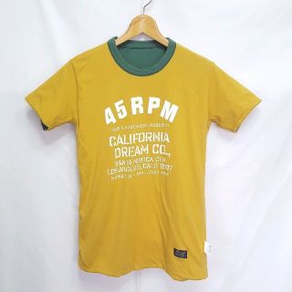 フォーティーファイブアールピーエム(45rpm)の★初期 日本製 45RPM リバーシブル Tシャツ カットソー(Tシャツ(半袖/袖なし))