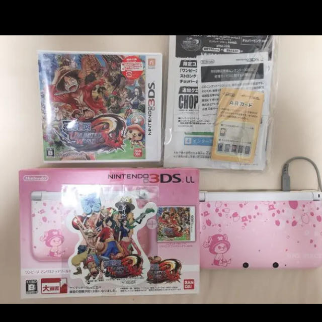 ニンテンドー3DS(ニンテンドー3DS)の3DS LL 超美品♡︎チョッパーピンクバージョン エンタメ/ホビーのゲームソフト/ゲーム機本体(携帯用ゲーム機本体)の商品写真