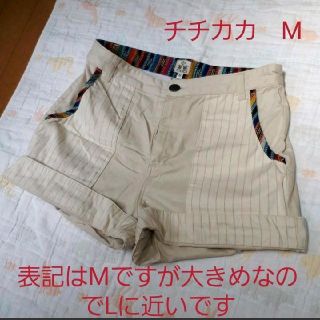 チチカカ　ショートパンツ　M(Lに近い)(ショートパンツ)