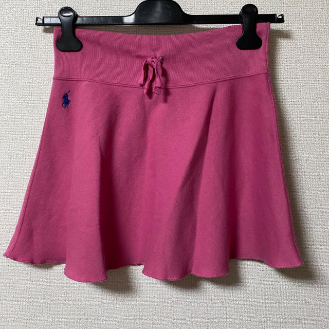 Ralph Lauren(ラルフローレン)のRalphLauren スウェットスカート　ピンク　タグ付き未使用 レディースのスカート(ミニスカート)の商品写真