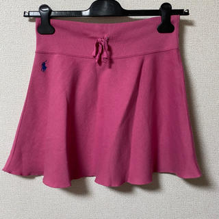 ラルフローレン(Ralph Lauren)のRalphLauren スウェットスカート　ピンク　タグ付き未使用(ミニスカート)