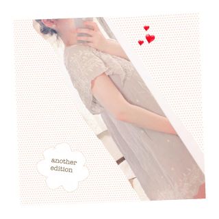 アナザーエディション(ANOTHER EDITION)の○完売＊結婚式にも♡刺繍ワンピース○(ひざ丈ワンピース)