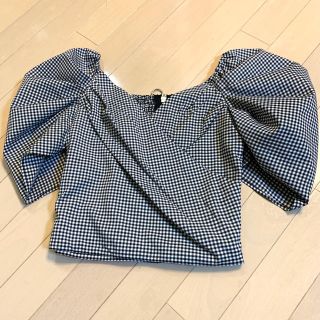 ロイヤルパーティー(ROYAL PARTY)の専用　ROYAL PARTY カシュクールパフスリーブブラウス(シャツ/ブラウス(半袖/袖なし))