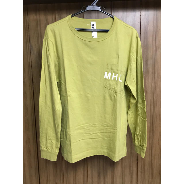 MHL 別注 ロゴ ロングTシャツ マーガレットハウエル