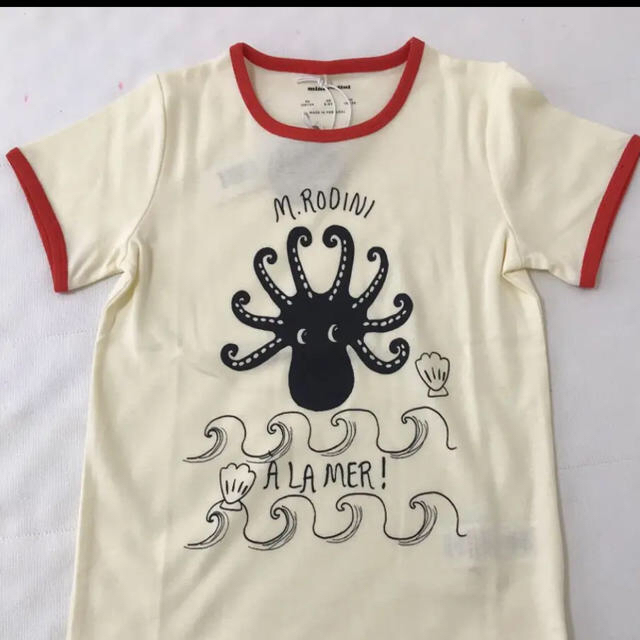 こどもビームス(コドモビームス)のミニロディーニ　octopus Tシャツ キッズ/ベビー/マタニティのキッズ服女の子用(90cm~)(Tシャツ/カットソー)の商品写真