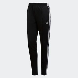 アディダス(adidas)の【レディースXL】黒　トラックパンツ(その他)