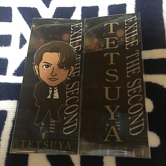 EXILE THE SECOND(エグザイルザセカンド)のサクラ煎餅 EXILE THE SECOND TETSUYA 千社札 エンタメ/ホビーのタレントグッズ(ミュージシャン)の商品写真