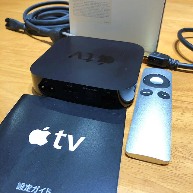 Apple(アップル)のApple TV 第3世代  A1427 ミラーリング　動画鑑賞に スマホ/家電/カメラのテレビ/映像機器(その他)の商品写真