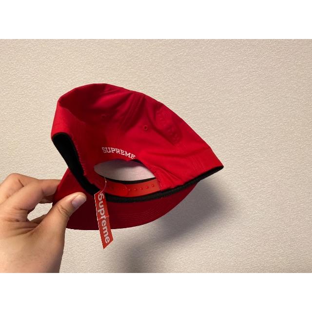 新品 supreme apple 5panel cap 赤