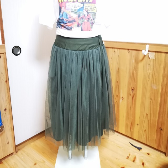 L'Appartement DEUXIEME CLASSE(アパルトモンドゥーズィエムクラス)のチュールスカート   レディースのスカート(ロングスカート)の商品写真
