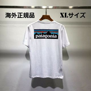 パタゴニア(patagonia)の海外正規品　即日発送　patagonia　半袖Tシャツ　ホワイト　XLサイズ(Tシャツ/カットソー(半袖/袖なし))