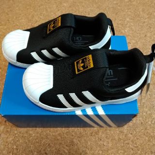 アディダス(adidas)の新品 14cm アディダス スーパースター スリッポン(スニーカー)