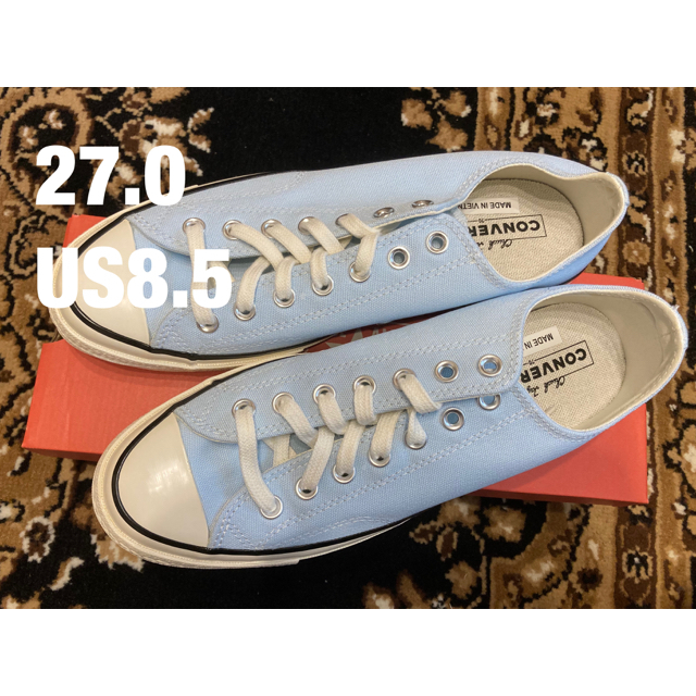 converse チャックテイラー  CT70 アゲートブルー　水色　27cm