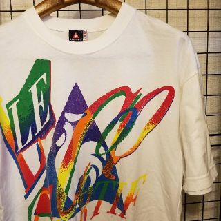 ルコックスポルティフ(le coq sportif)の専用 90s vintage 万国旗タグ le coq sportif Tシャツ(Tシャツ/カットソー(半袖/袖なし))