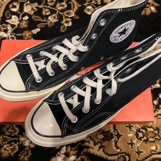 コンバース(CONVERSE)のconverse チャックテイラー  CT70 HI ブラック　24.5cm(スニーカー)