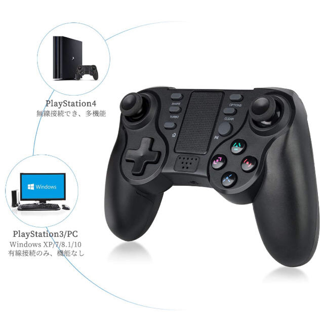 PS4コントローラー エンタメ/ホビーのゲームソフト/ゲーム機本体(家庭用ゲーム機本体)の商品写真