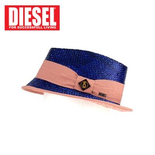 ディーゼル(DIESEL)の【ディーゼル】新品タグ付き　ストローハット　麦わら帽子　レディース(麦わら帽子/ストローハット)