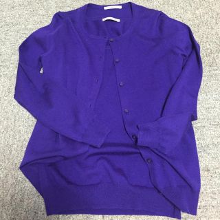 ユニクロ(UNIQLO)のパープル♡アンサンブルニット(アンサンブル)